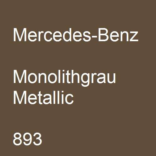 Mercedes-Benz, Monolithgrau Metallic, 893.